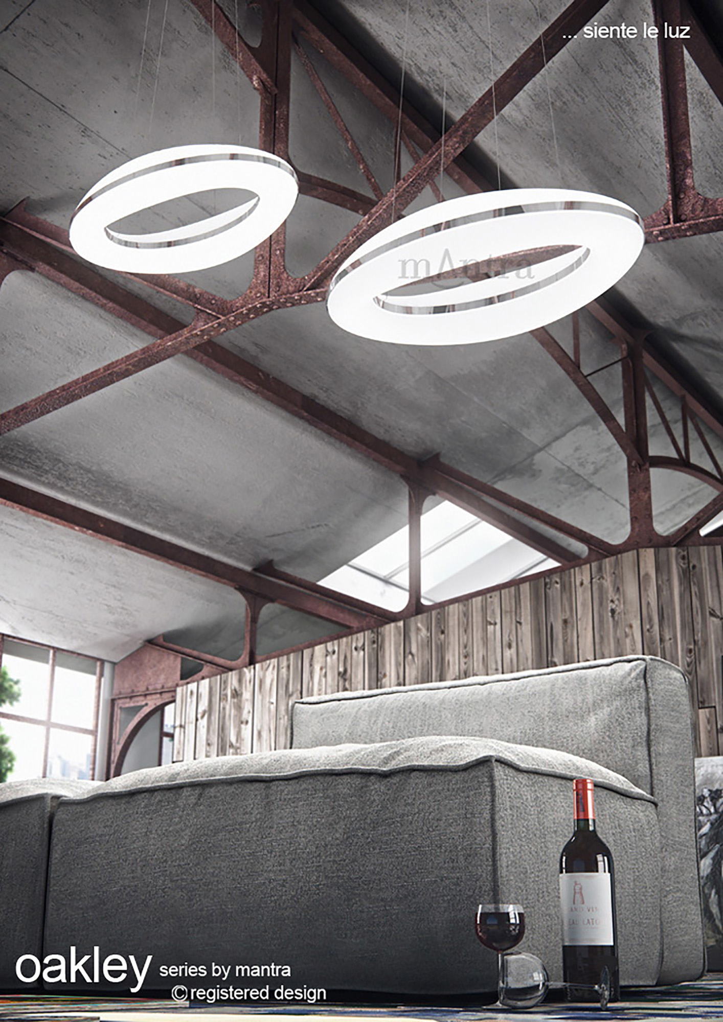 Oakley Ceiling Lights Mantra Ring Pendants